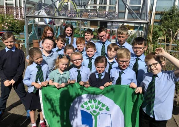 St Lucy's Primary and Nursery Class has been awarded a fourth Green Flag
