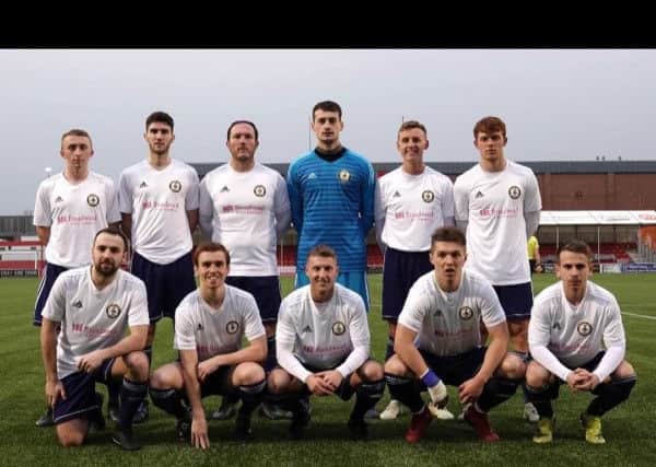 Eastfield take on Motherwell side Colville Park at the National Stadium on Sunday.