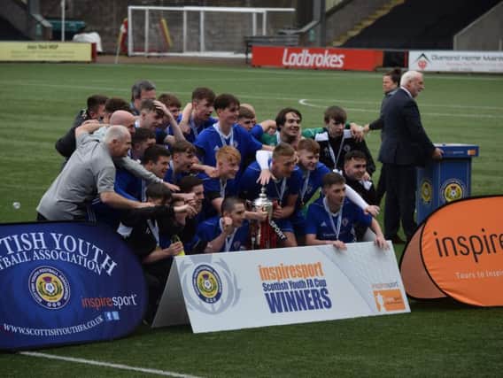 Kirkintilloch Rob Roy under-19s are this year's SYFA Scottish Cup winners