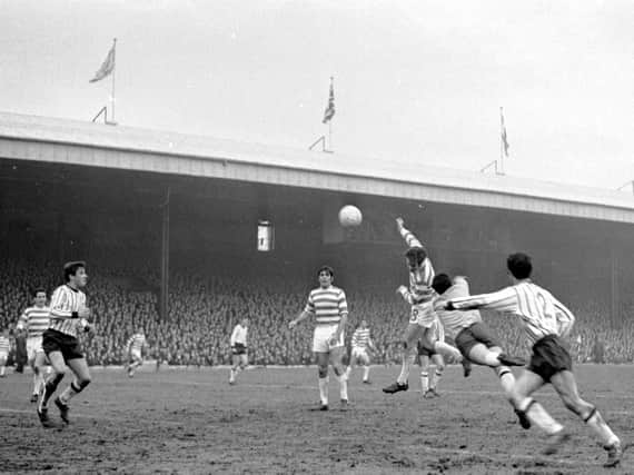 Harry Hood in action for Celtic