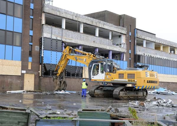 If the relevant approvals are met the former site of Abronhill High could be used to build 60 homes in the social housing sector as well as 30 for sale