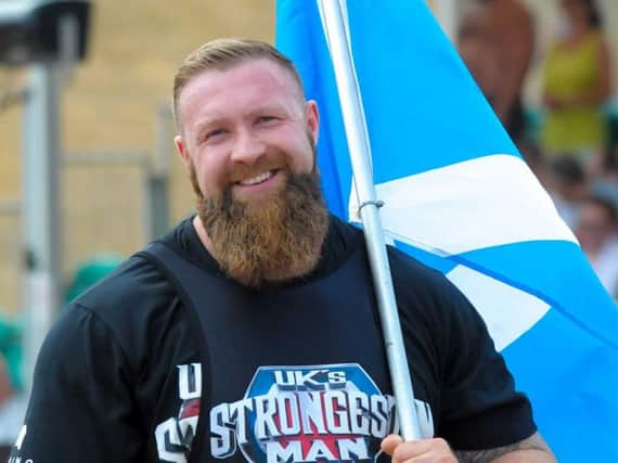 Scott Milne is taking part in the UK's Strongest Man competition.