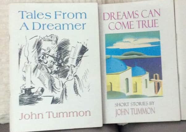 Two of John Tummon's earlier books which can be found in Thornliebank library.