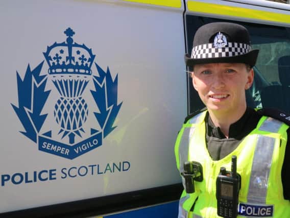 PC Kylie Cockburn is usually based at Bellshill