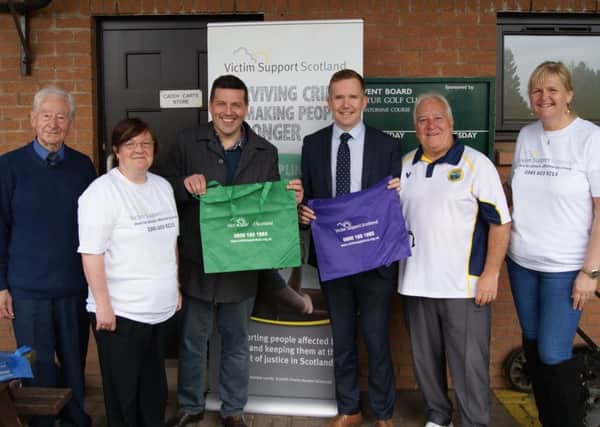 Dullatur Bowling Club hosted an invitational triples competition to raise awareness of the work of Victim Support Scotland