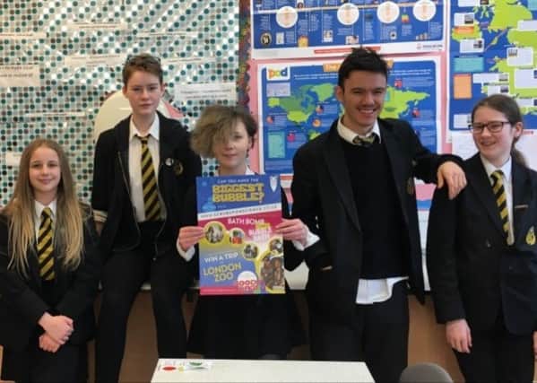Some members of the Kilsyth Academy STEM club who are heading to the national finals in Birmingham next year