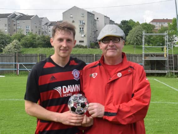 New Rossvale signing Joe Slattery received most Rob Roy Man of the Match awards last season