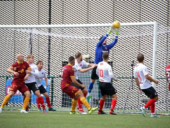 Clyde played Motherwell's senior team at Broadwood in last season's Betfred Cup (pic by Craig Black Photography)