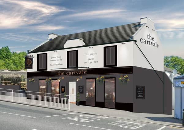 An artist's impression of The Cartvale following its refurbishment.
