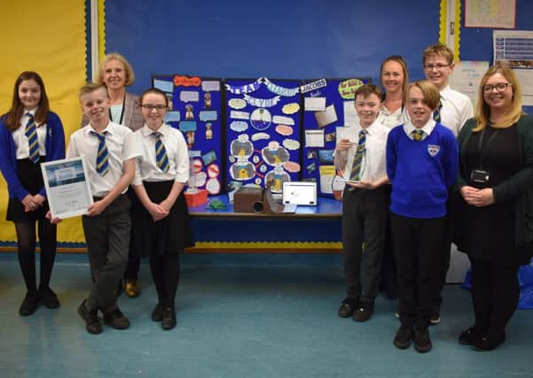 Team Clyde Clearout from Mosshead Primary saw off competition from much older pupils to win the award as part of Keep Scotland Beautifuls Upstream Battle campaign