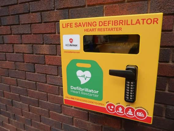 The potentially life-saving machines are the first to be installed by the council and will be available 24 hours a day, sevendays a week to the local public.