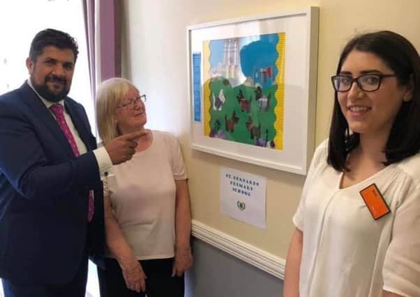 Darnley Court Care Home in Nitshill Rd, Glasgow, held a successful open day. Councillor Rashid Hussain helped judge the Scottish art work competition with the winning prize going to pupils from St Bernards primary school.