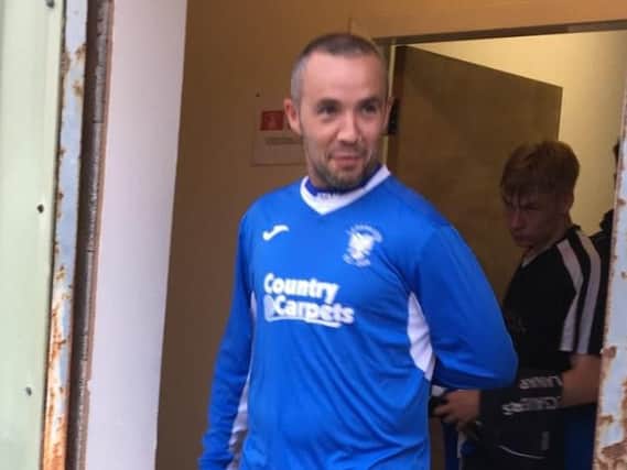 Dougie Imrie back in the Lanark United shirt