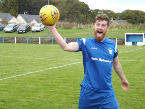 Lanark striker Hugh Kerr