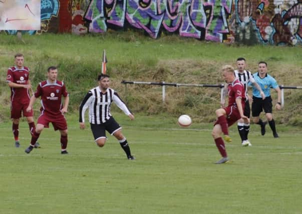 Action from Cumbernauld's win at Glasgow Perthshire (pic: Edward Dickson)