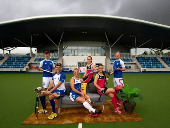 Kaz Cuthbert (front left) will captain Scotland at the EuroHockey Championship II in Glasgow