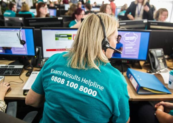 The Exam Results Helpline will be available for young people looking for advice and support.