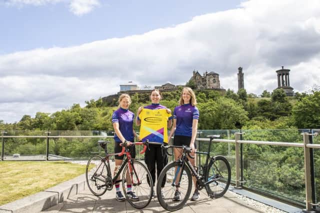 Katie Archibald (centre) will be targeting the race leaders jersey.