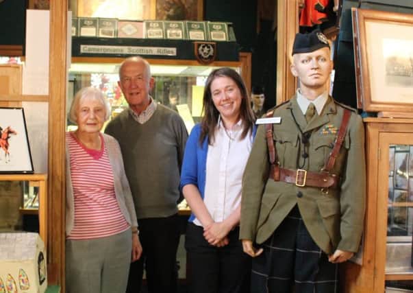 Aileen Campbell MSP on Douglas Museum tour Aug 2019