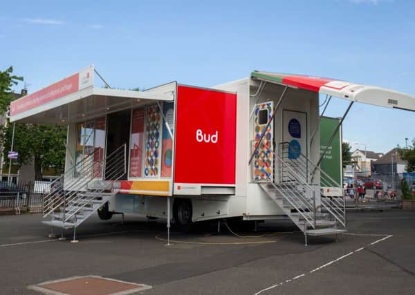 The exhibition-on-wheels is travelling around Scotland highlighting the importance of remembrance.