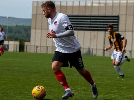 David Goodwillie was on target for Clyde at Airdrie (archive pic, Clyde FC)