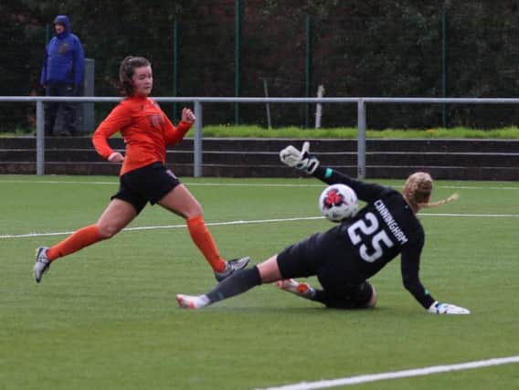 Clare Shine was Glasgow City's matchwinner against Celtic (pic: Tommy Hughes)