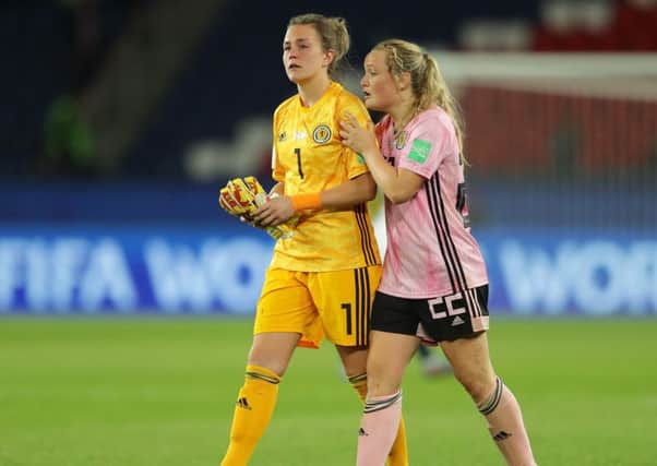 Scotland stars Lee Alexander and Erin Cuthbert (pic: Getty Images)