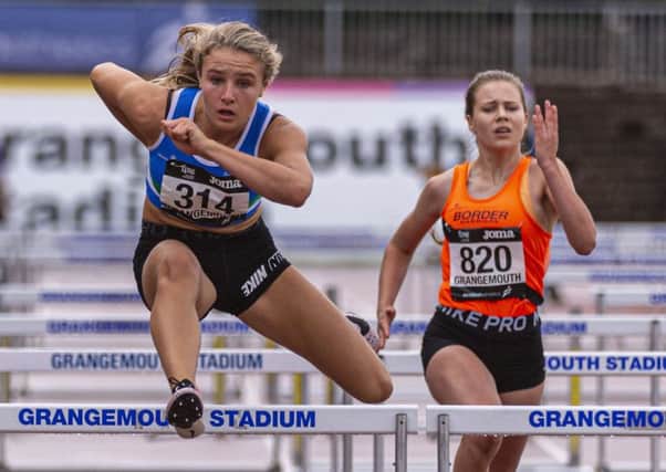 Jenna Hilditch tops the Scottish under-15 hurdles rankings (pic: Bobby Gavin)