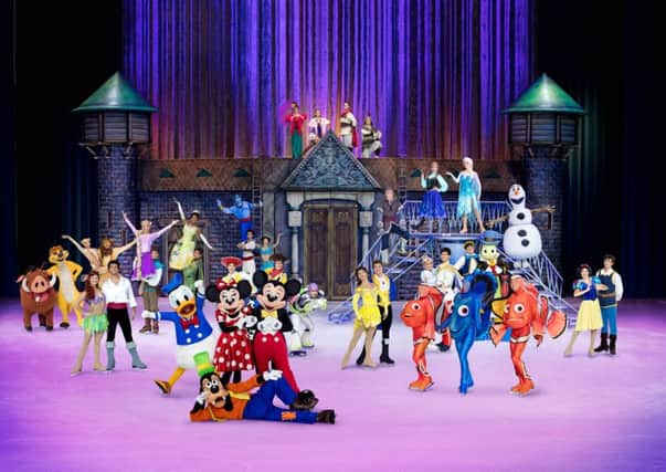 The cast of Disney on Ice are all set to perform at Glasgow's Braehead Arena