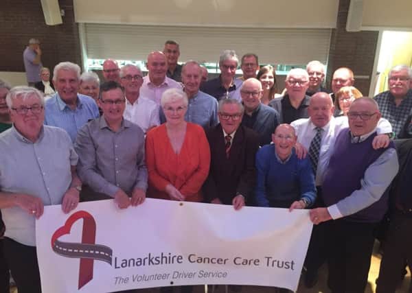 Lanarkshire Cancer Care Trust volunteers at the Thank You Night