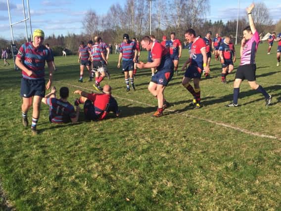 Uddingston Rugby Club in action (Library pic)