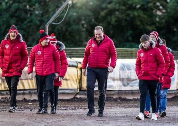 Cami Brown and his Glasgow Tigers team are all set for a titanic struggle with Leicester Lions