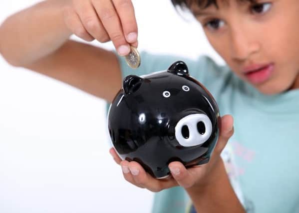 Many children pick up pocket money from both parents and grandparents.