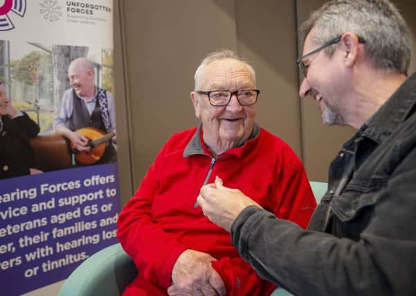 Frankie Lydon volunteers with the Hearing Forces service, assisting older veterans to cope with hearing loss. (Photo: Alan Peebles)
