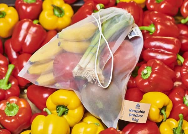 Aldi is planning to introduce the reusable fruit and veg bag by the end of this month.