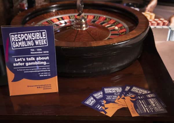 Responsible Gambling Week: November 7-13.