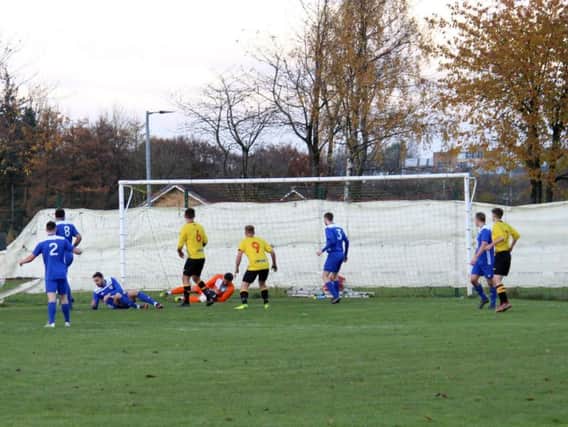 Action from Saturday's match (Pic by Brian Closs)