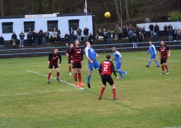 Rob Roy fell 11 points adrift of safety after losing to relegation rivals Benburb (pic: Neil Anderson)