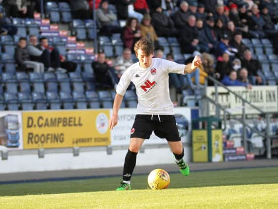 Chris Johnston got Clyde's goal and was their main danger man against Dumbarton (archive pic: Craig Black Photography)