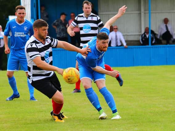 Hugh Shug Kerr set up Lanark Uniteds second goal against Maryhill on Saturday (Library pic)