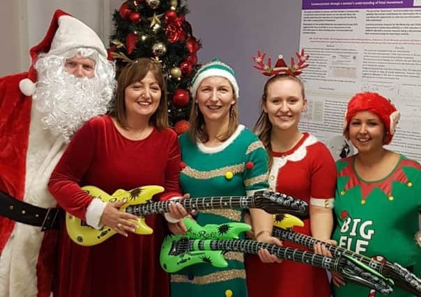 NHS Lanarkshire maternity staff 2019 jingle for charity