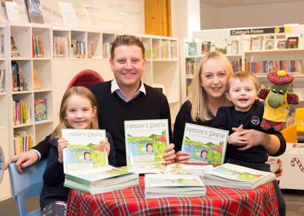 David with daughter Susie (6), Breea and her son Calum (3)