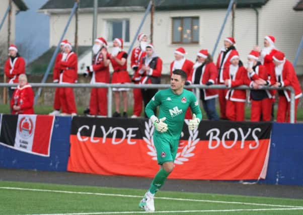 There wasn't much festive cheer for the travelling Clyde fans at Montrose (pic: Craig Black Photography)
