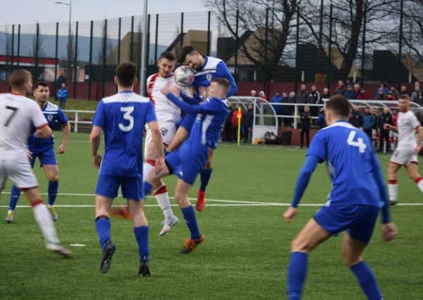 Rob Roy battled with 10 men to overcome Clydebank (pic: Neil Anderson)