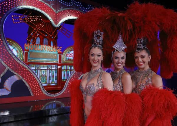Scottish dancers Lucy Monaghan, Sarah Tandy and Michaela Rondelli feature in the BBC ALBA documentary about the Moulin Rouges 130th anniversary.