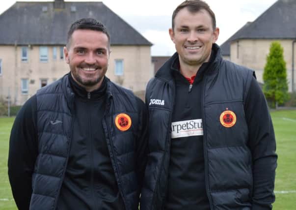 Rossvale manager David Gormley (right) and assistant Sean Higgins (pic HT Photography/@dibsy_)