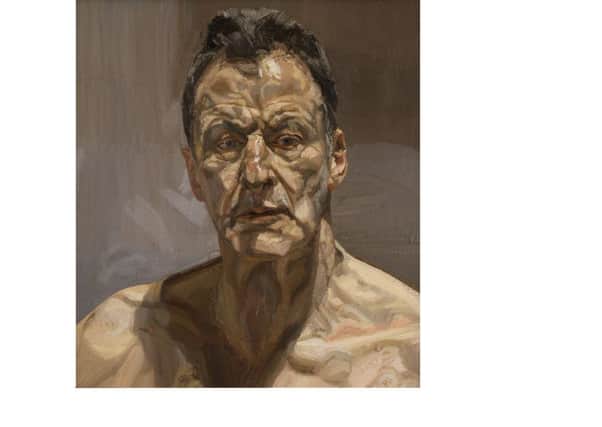 Reflection (Self Portrait), 1985 (oil on canvas) by Freud, Lucian (1922-2011). (Courtesy of www.bridgemanimages.com)