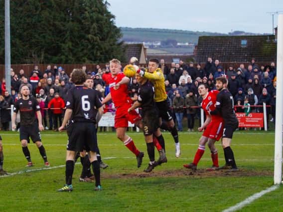 Clyde keeper David Mitchell made some crucial saves in the Bully Wee's win at Bonnyrigg (pic: Scott Loudon)