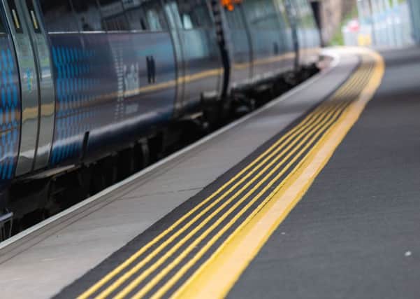 The safety campaign encourages passengers to take care at stations, 
including staying behind the yellow lines when trains are moving.