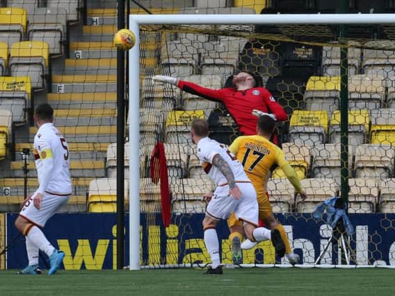 Mark Gillespie made a string of saves at Livingston (Pic by Ian McFadyen)